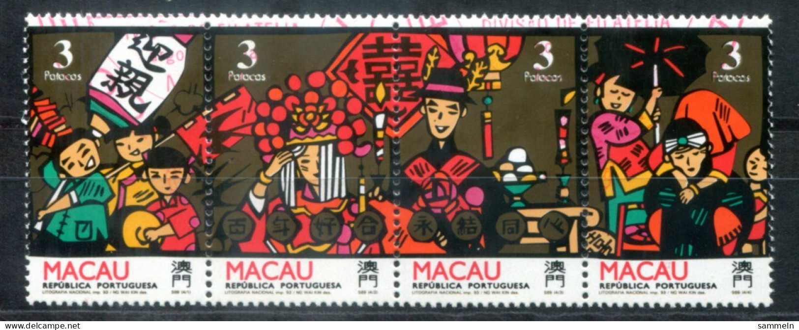 MACAO 721-724 ZDr. Canc. - MACAU - Used Stamps