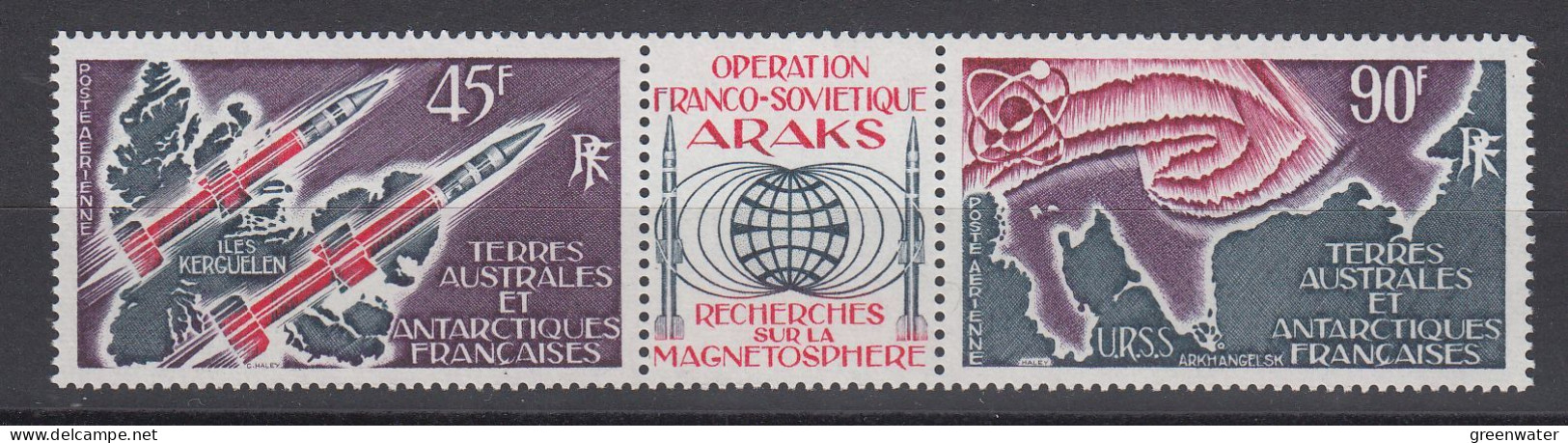 TAAF 1975 Araks 2v + Label ** Mnh  (BTA) - Oblitérés