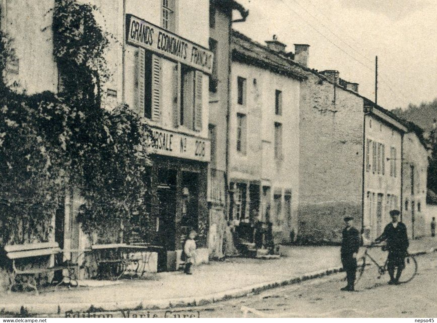 Doulaincourt (52)  Commerce Grand économat Français.épicerie.carte Animée - Doulaincourt