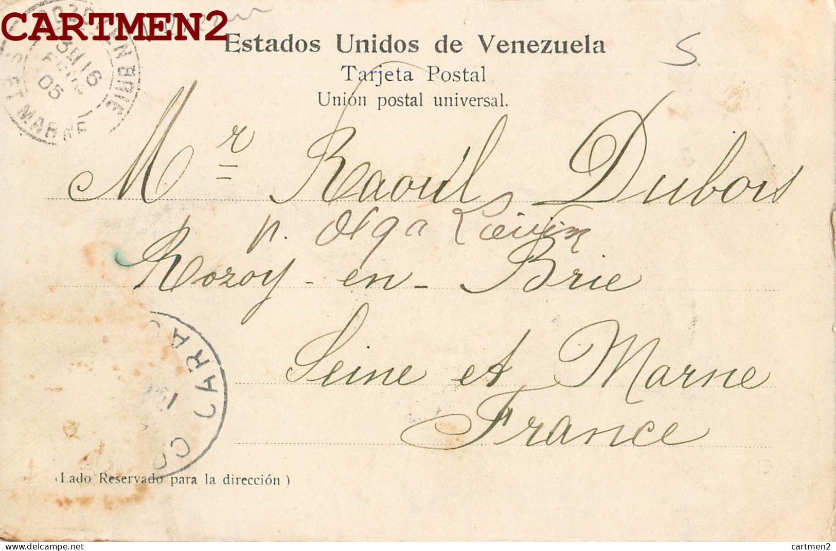 VENEZUELA EL ENCANTADO CARACAS 1900 - Venezuela