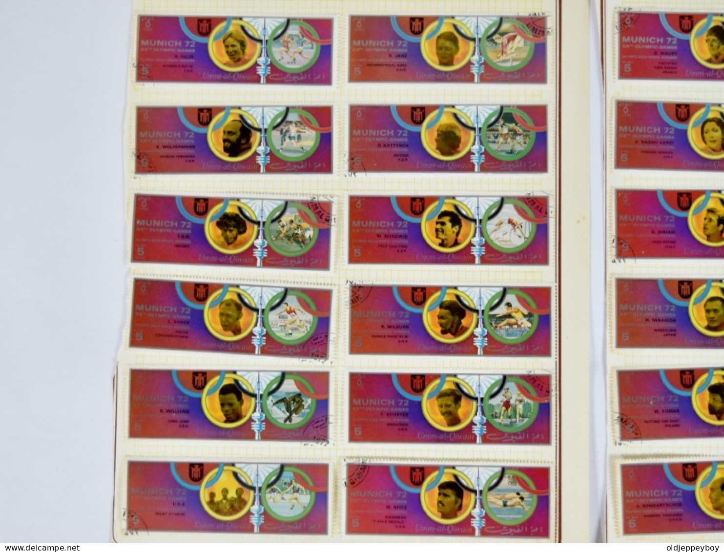Lot De 30 Timbres/stamps  UMM AL QIWAIN 1972 - JUEGOS OLIMPICOS DE MUNICH 72 -  Complete Set Of 30 Stamps OLYMPIC GAMES - Ete 1972: Munich