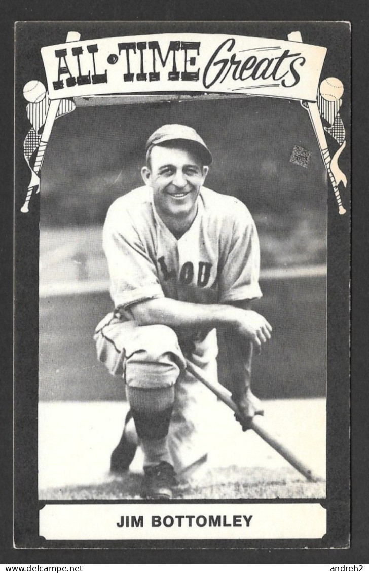 Sports > Baseball - C.P.A. Cardinals - Reds - Browns - James LeRoy Bottomley - First Baseman 1922-1937 Hall Of Fame 1974 - Honkbal