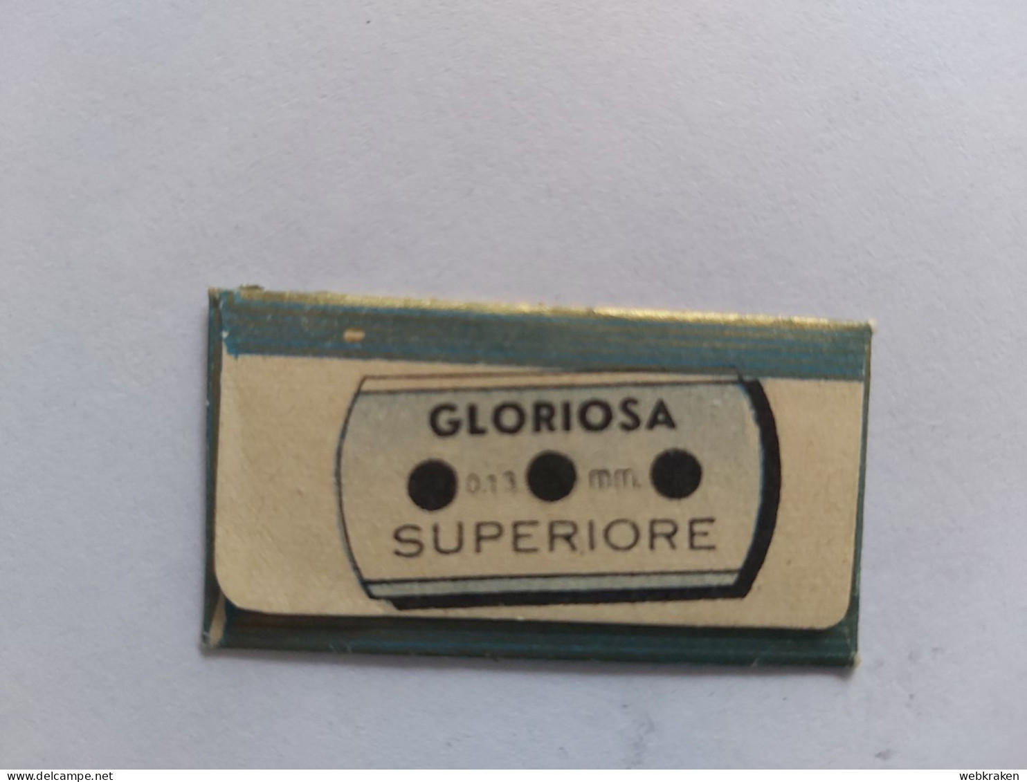 ITALIA REGNO LAMETTA DA BARBA MARCA GLORIOSA SOLDATO ESERCITO AFRICA ORIENTALE - Razor Blades