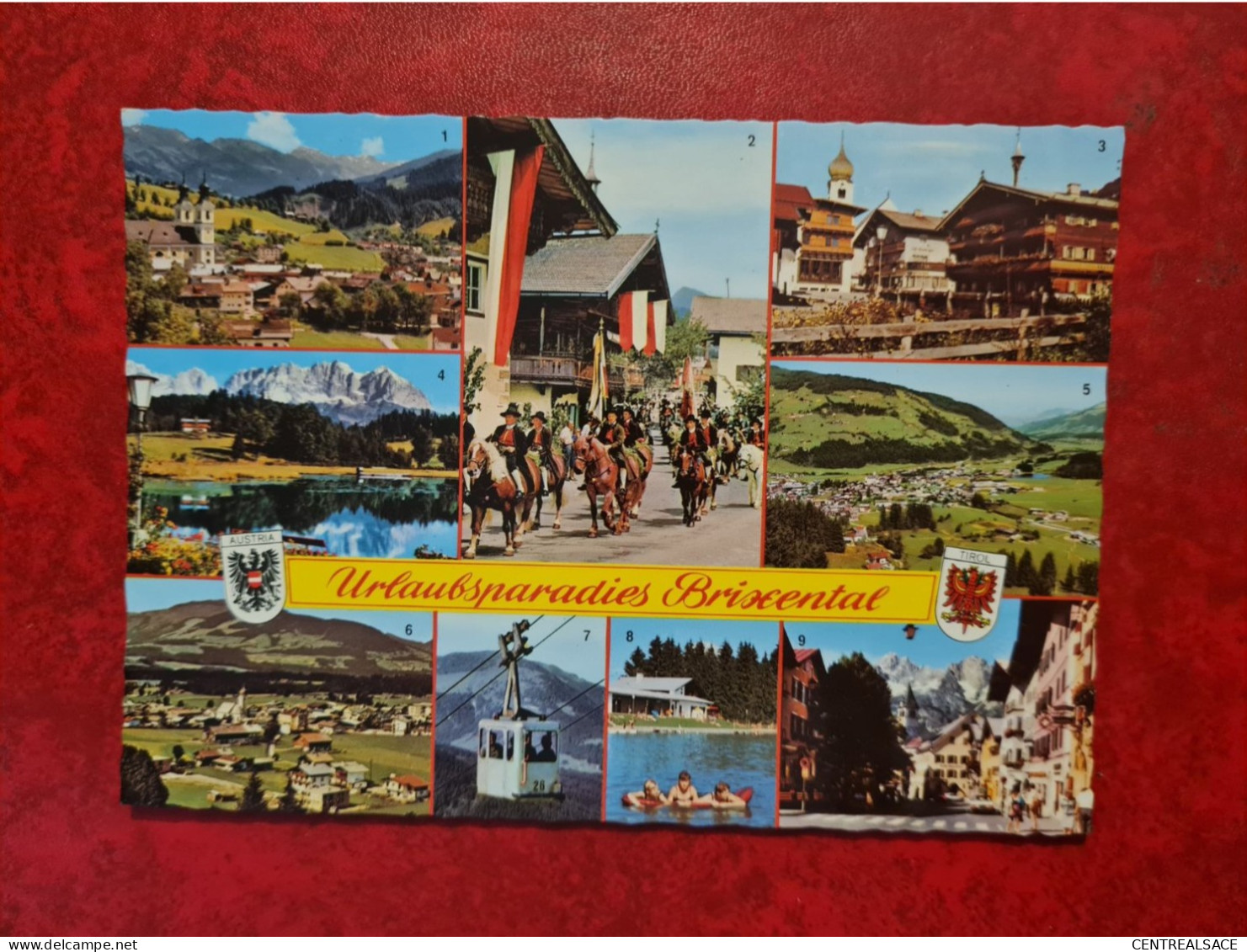 Carte AUTRICHE URLAUBSPARADIES BRISENTAL - Brixen Im Thale