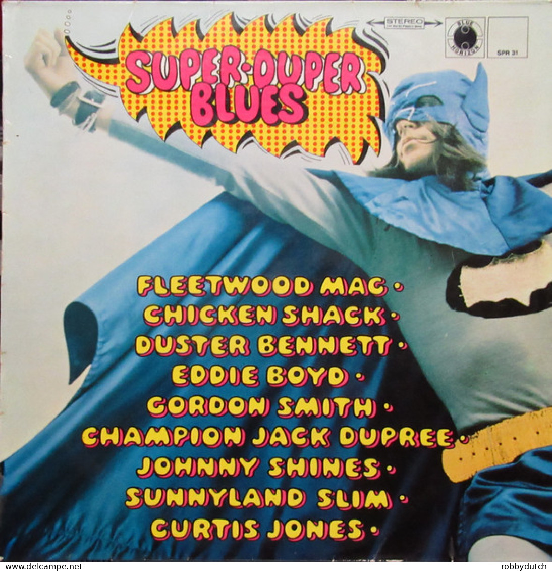 * LP *  SUPER DUPER BLUES - VARIOUS (Hollad 1969) RARE!! Collector's Item!! - Compilaciones