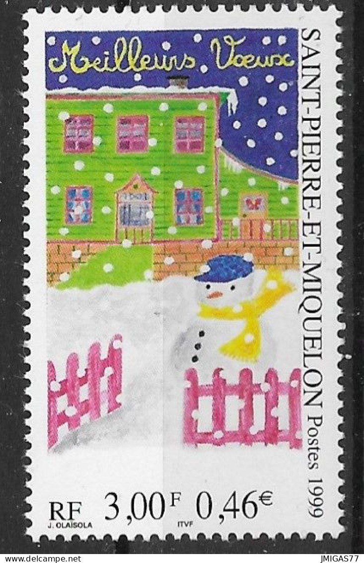 SPM St Pierre & Miquelon N° 705 Neuf ** MNH - Neufs