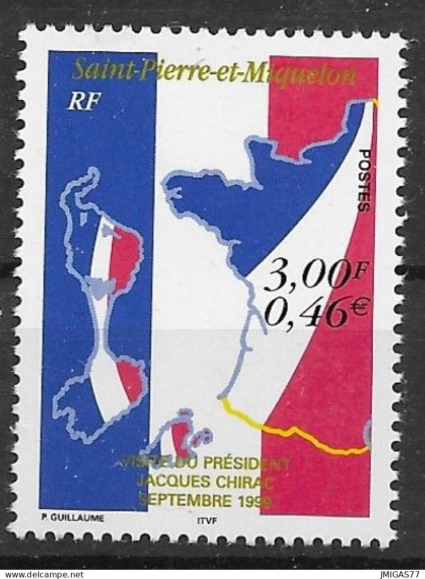 SPM St Pierre & Miquelon N° 703 Neuf ** MNH - Nuovi