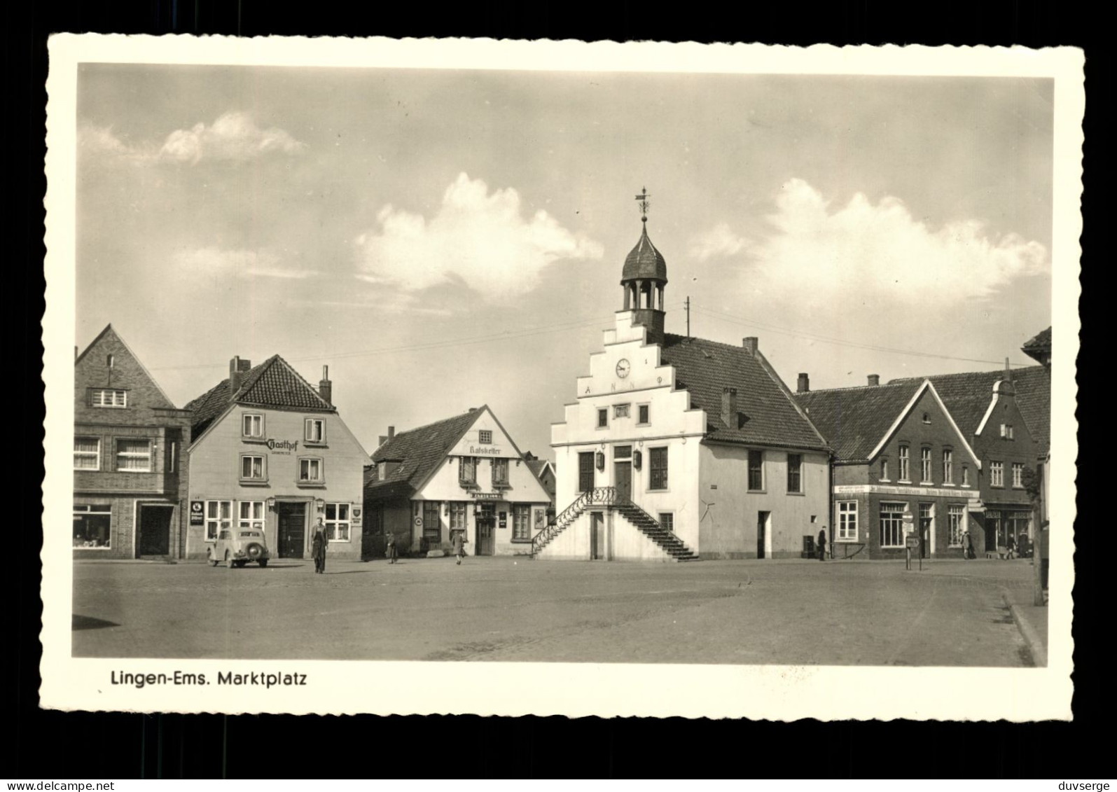 Allemagne Deutschland Lingen Ems Marktplatz ( Format 9cm X 14xm ) - Lingen