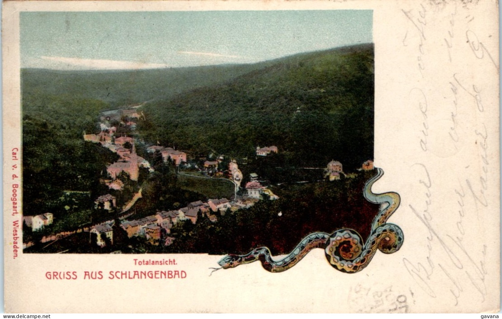 Gruss Aus SCHLANGENBAD - Totalansicht  - Schlangenbad