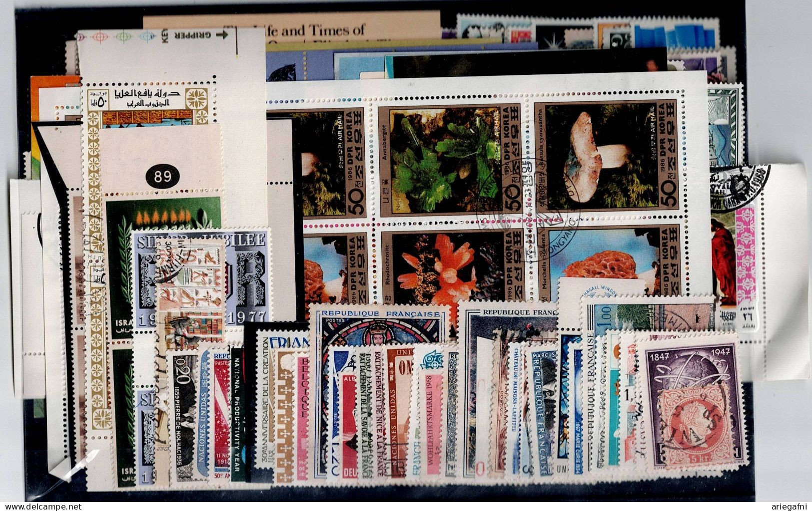 LOT OF 238 STAMPS MINT+USED+ 16 BLOCKS MI-80 EURO VF!! - Collections (sans Albums)