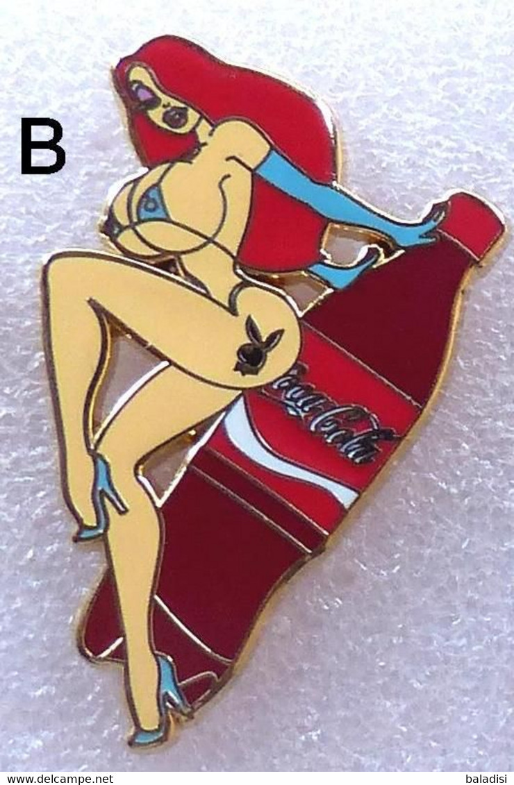 Pins PIN'S COCA COLA PIN-UP JESSICA SEXY PLAYBOY Mesure 5 Cm De Haut, 20 Ex - Coca-Cola