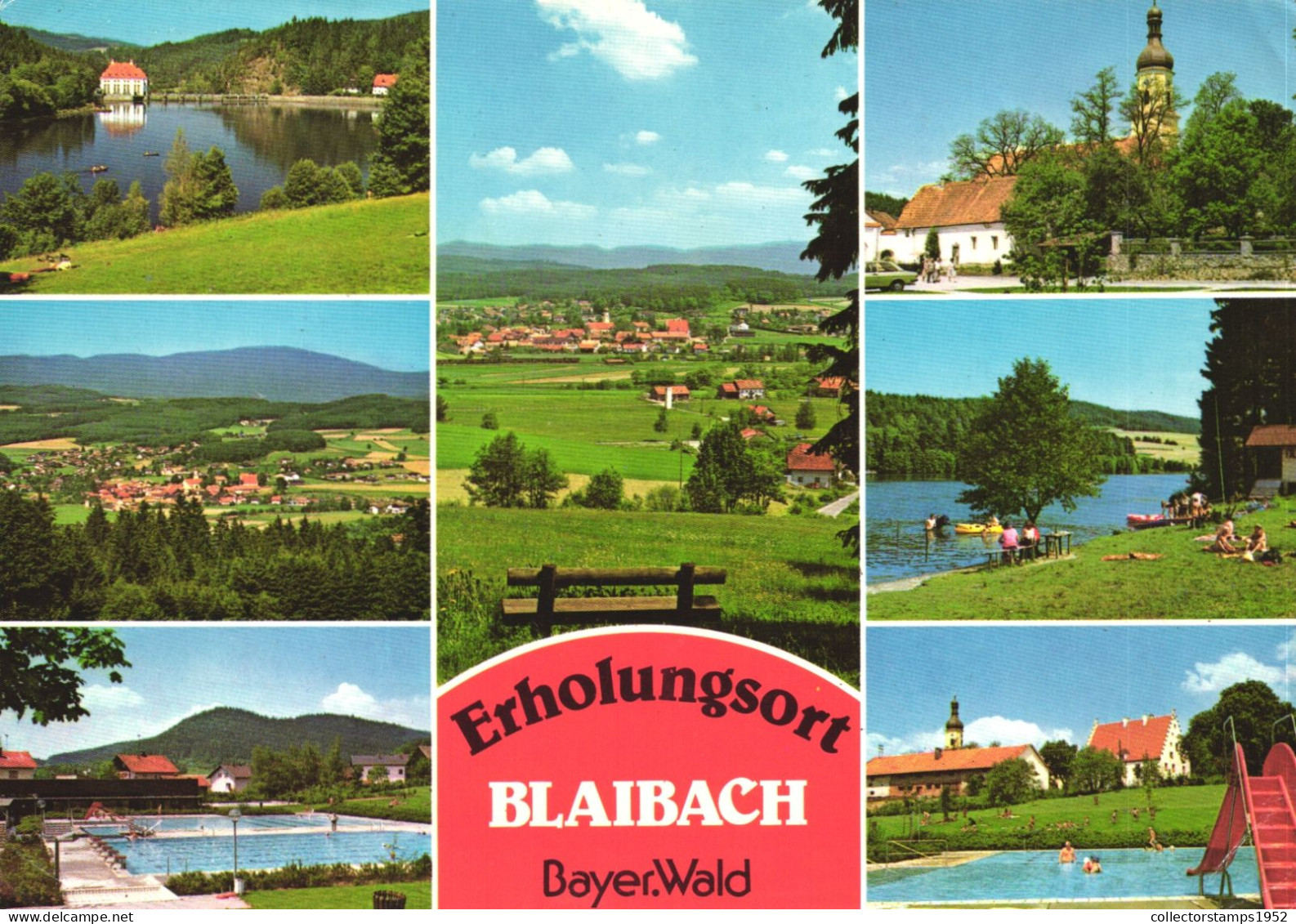 GERMANY, BAVARIA, CHAM, BLAIBACH, COMMUNE, PANORAMA - Cham