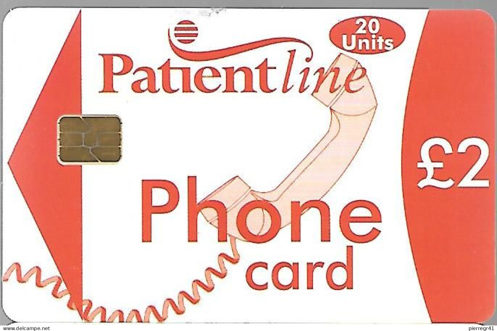 CARTE-PUCE-??-SHERRINGTON-2£-PATIENTLINE-TBE/RARE - Te Identificeren