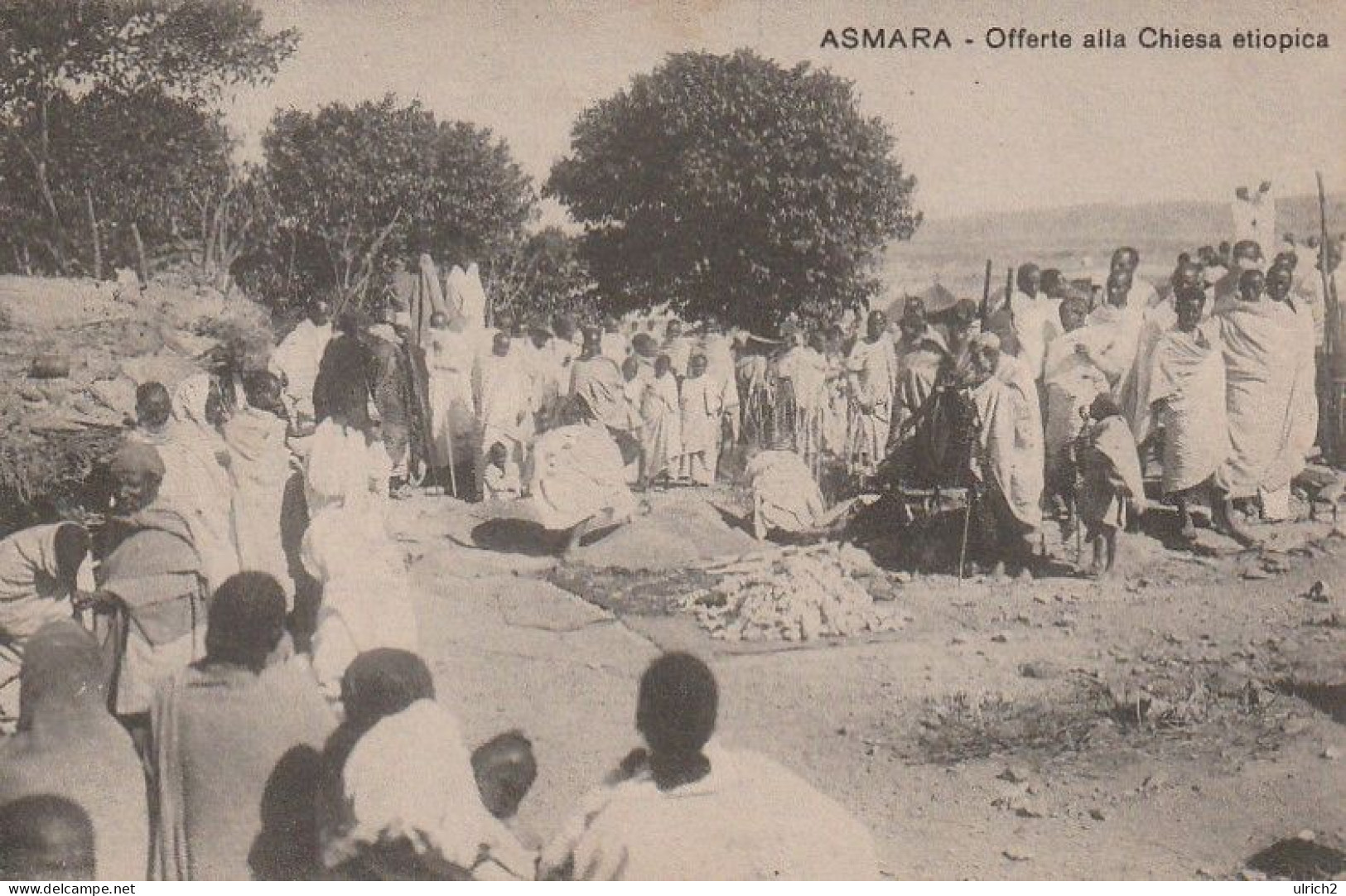 AK Asmara - Offerte Alla Chiesa Etiopica - 1915 (65306) - Eritrea