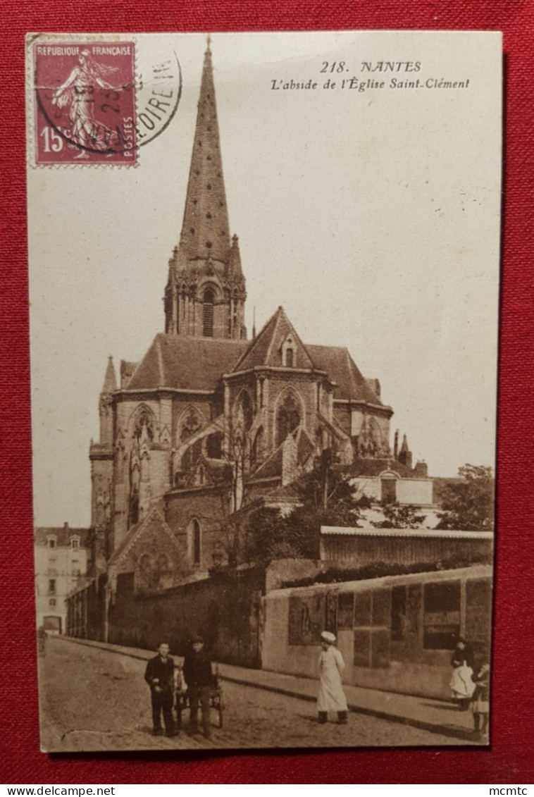 CPA -  Nantes - L'Abside De L'église Saint Clément - Nantes