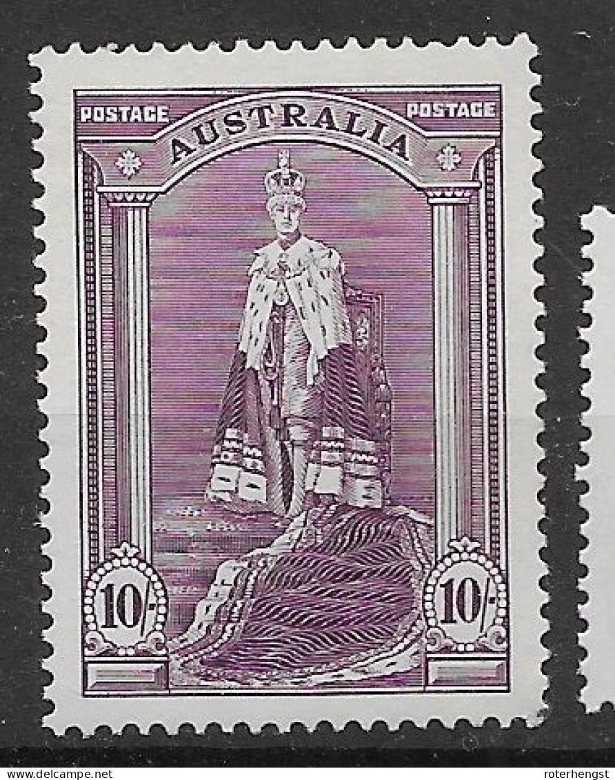 Australia 1938 Mnh ** 35 Euros But 2mm Disturbed Gum - Mint Stamps