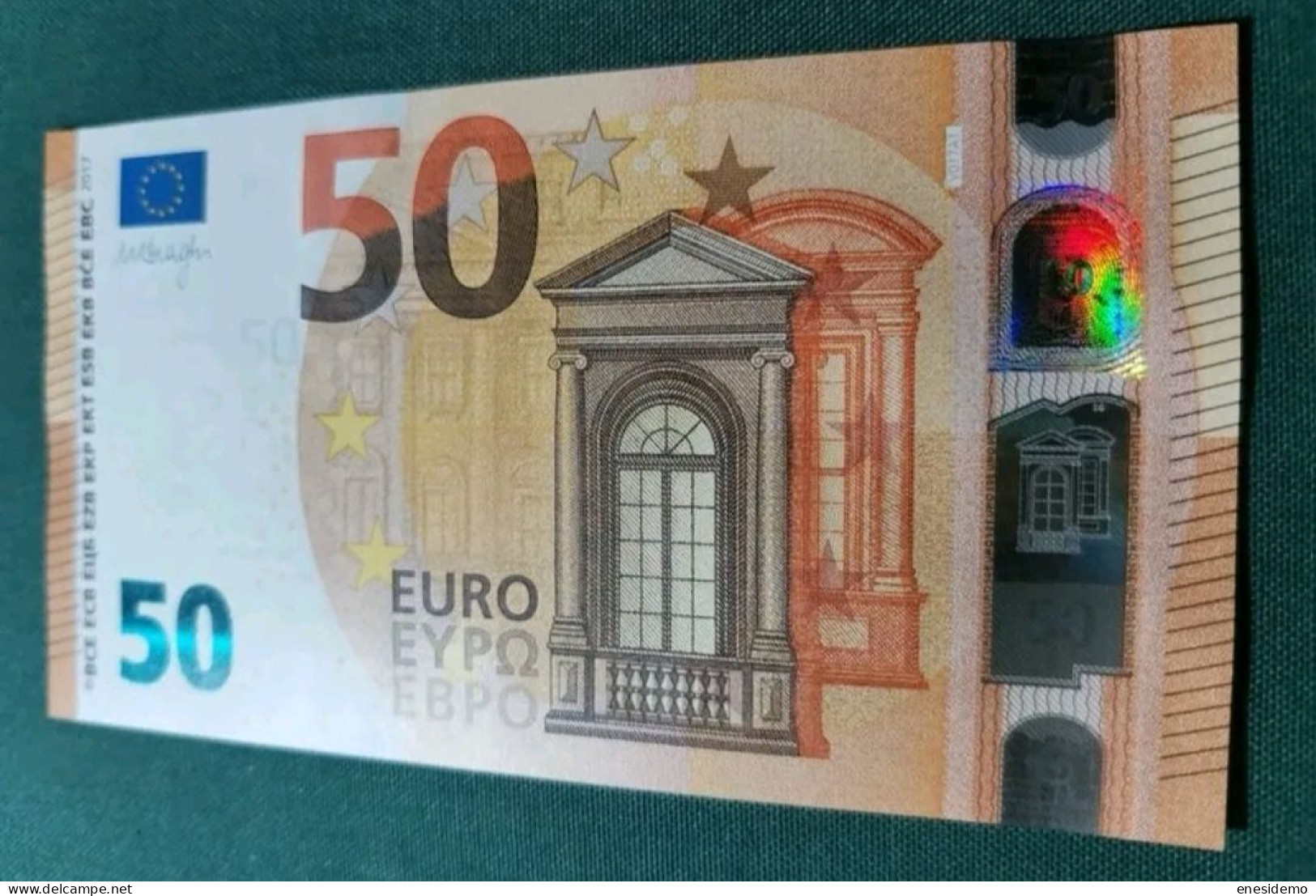 50 EURO SPAIN DRAGHI  2017 V017A1 VB FIRST POSITION SC FDS UNCIRCULATED PERFECT - 50 Euro