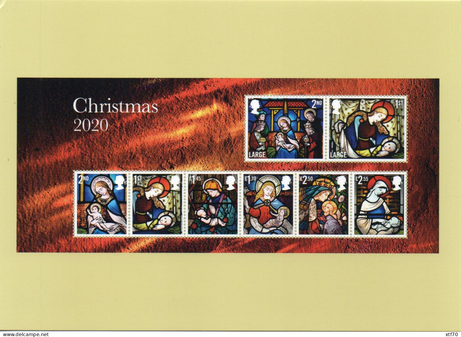 GREAT BRITAIN 2020 Christmas mint PHQ cards