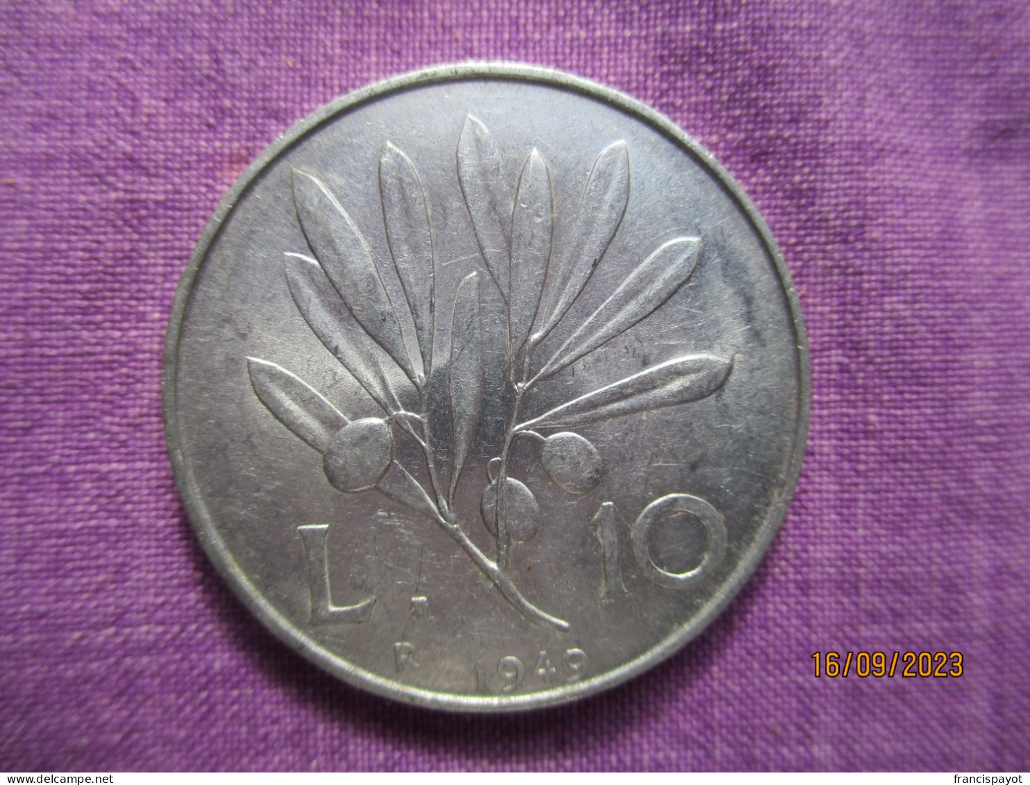 Italy: 10 Lire 1949 - 10 Lire