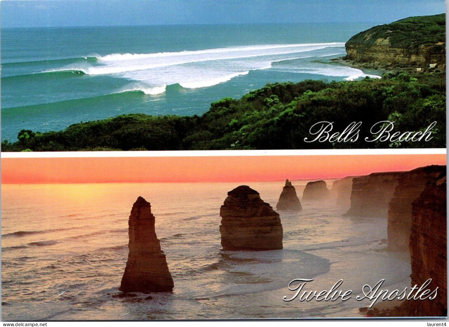 17-9-2023 (1 U 21) Australia - VIC - Twelves Apostles (2 Postcards) - Autres & Non Classés