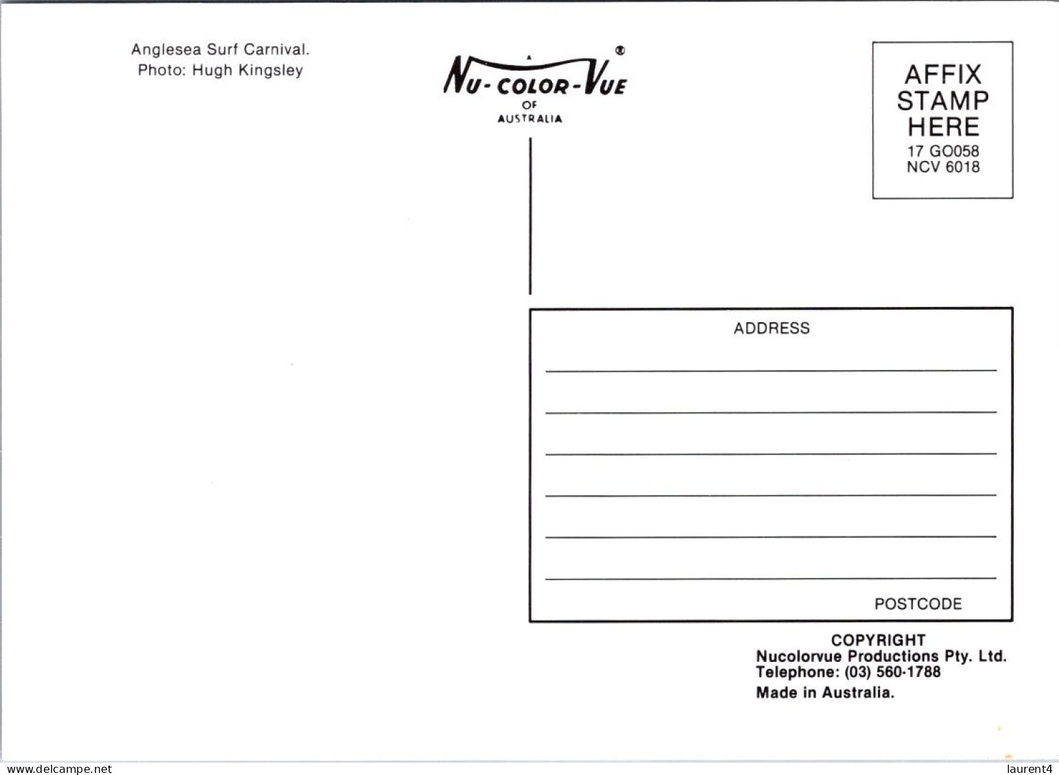 17-9-2023 (1 U 21) Australia - VIC - Anglesea & Lorne (2 Postcards) - Other & Unclassified