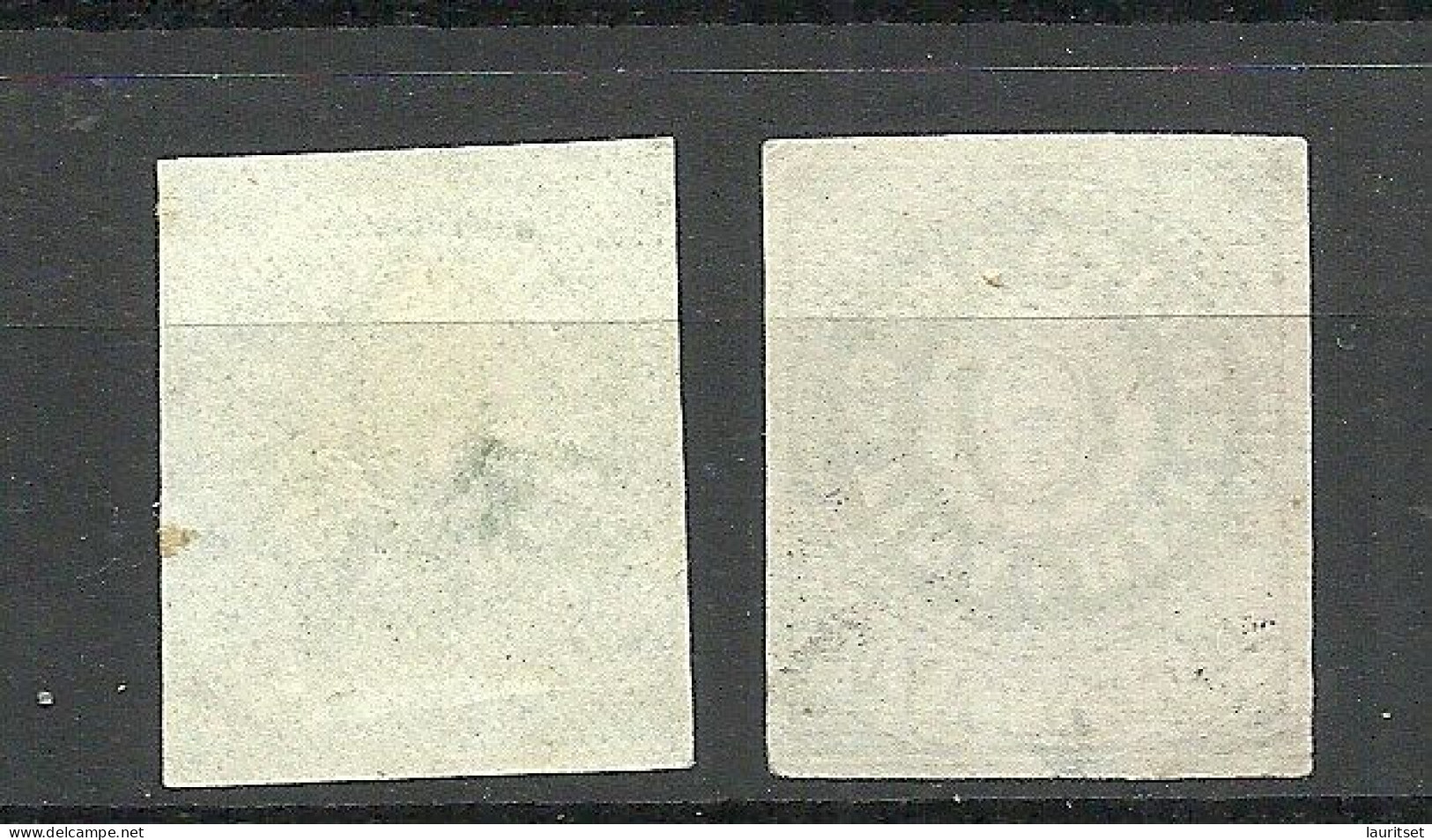 FAUX ARGENTINA 1862 Michel 6 - 7 (*) Fake Alte Fälschungen - Unused Stamps