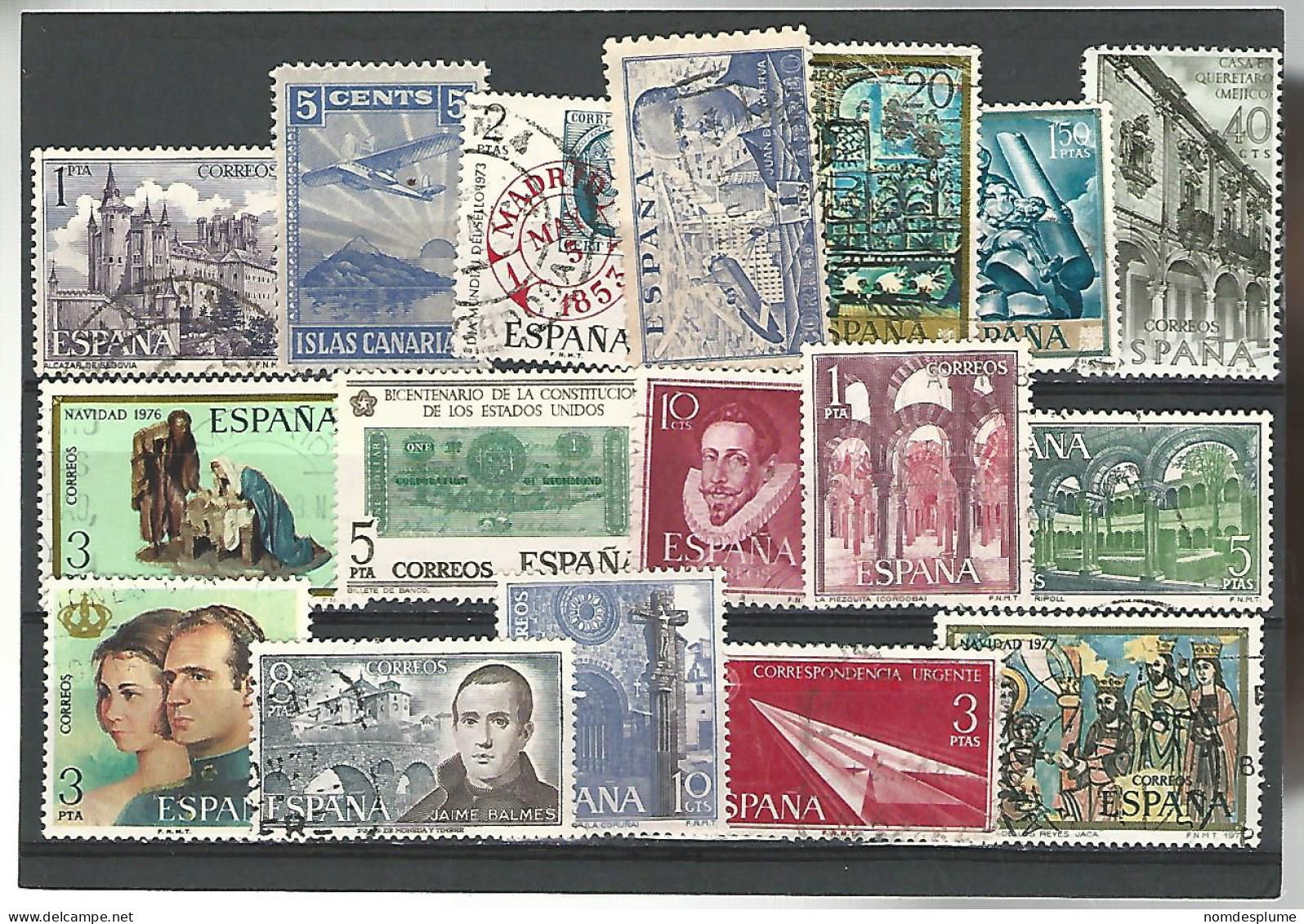 52559 ) Collection Spain Postmark - Colecciones