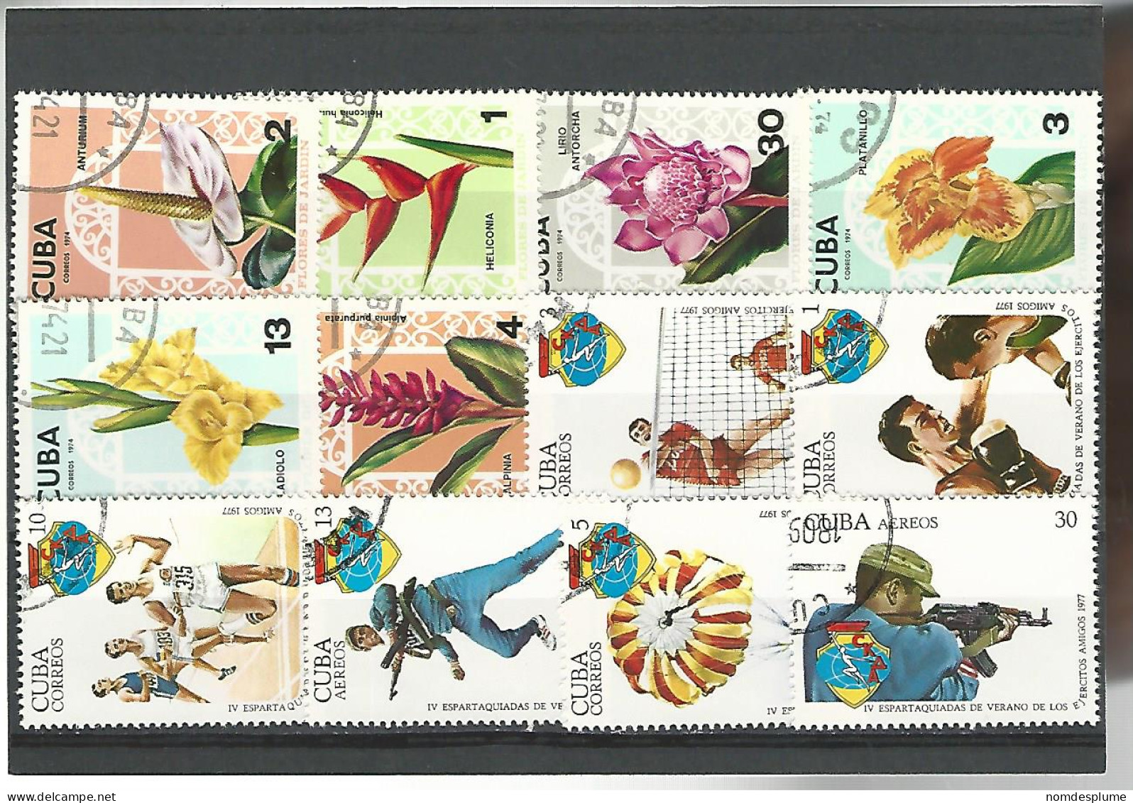 52575 ) Collection Cuba Postmark - Lots & Serien