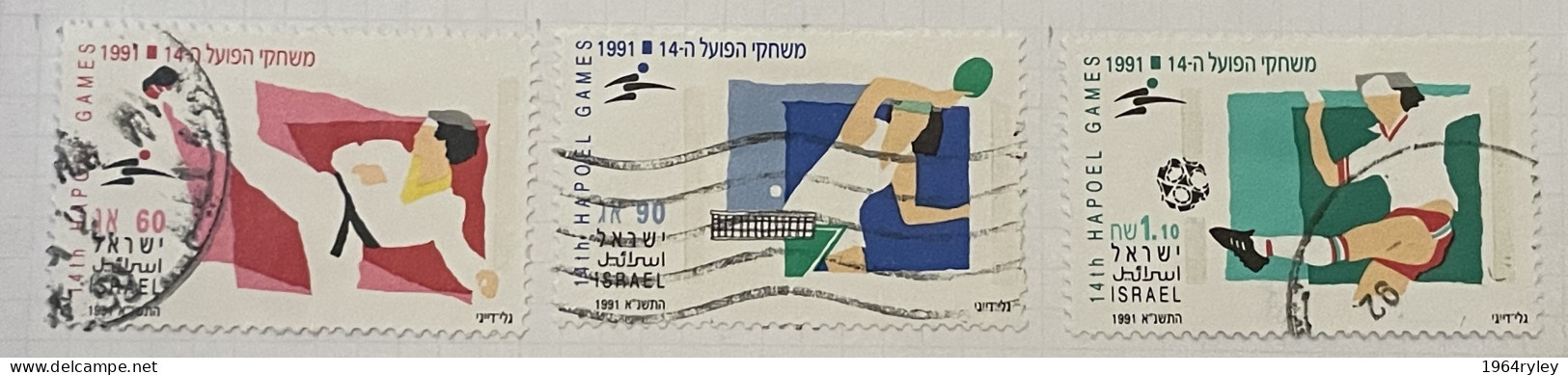 ISRAEL - (0) - 1991  # 1132/1134 - Used Stamps (without Tabs)