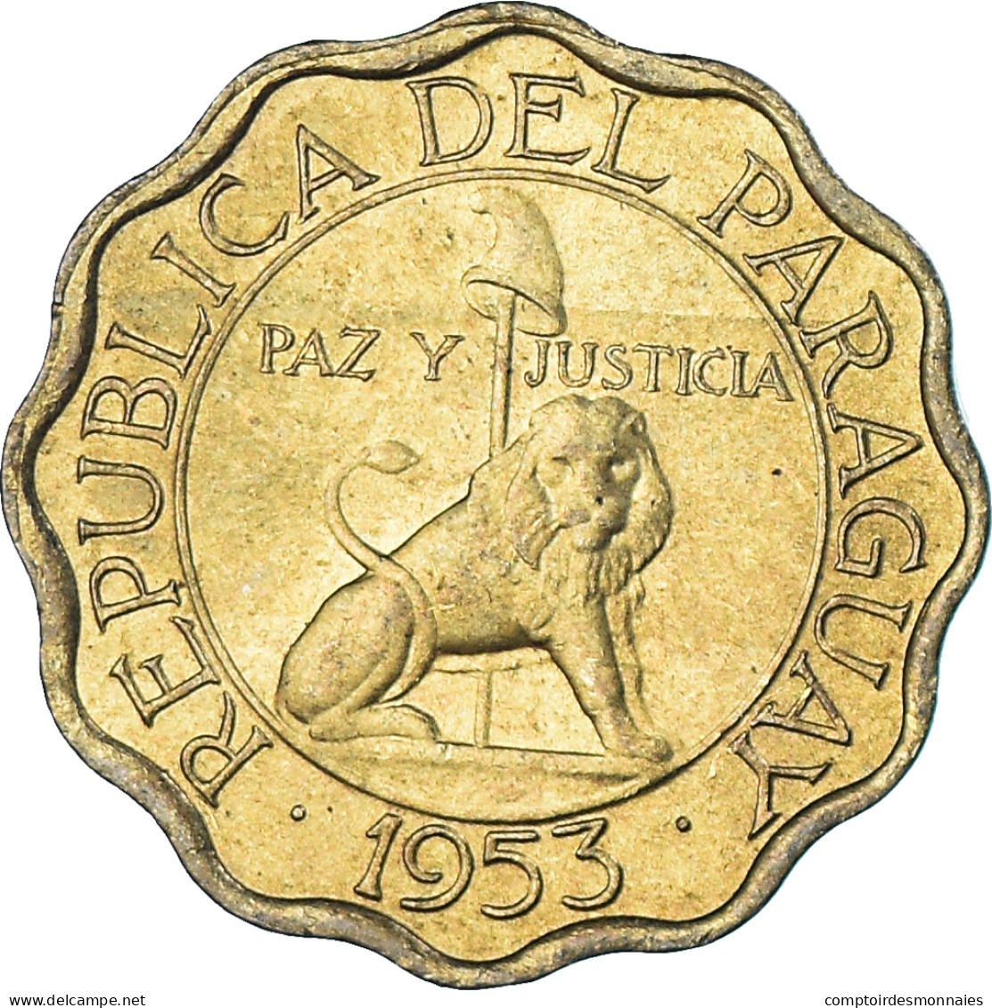 Monnaie, Paraguay, 10 Centimos, 1953 - Paraguay