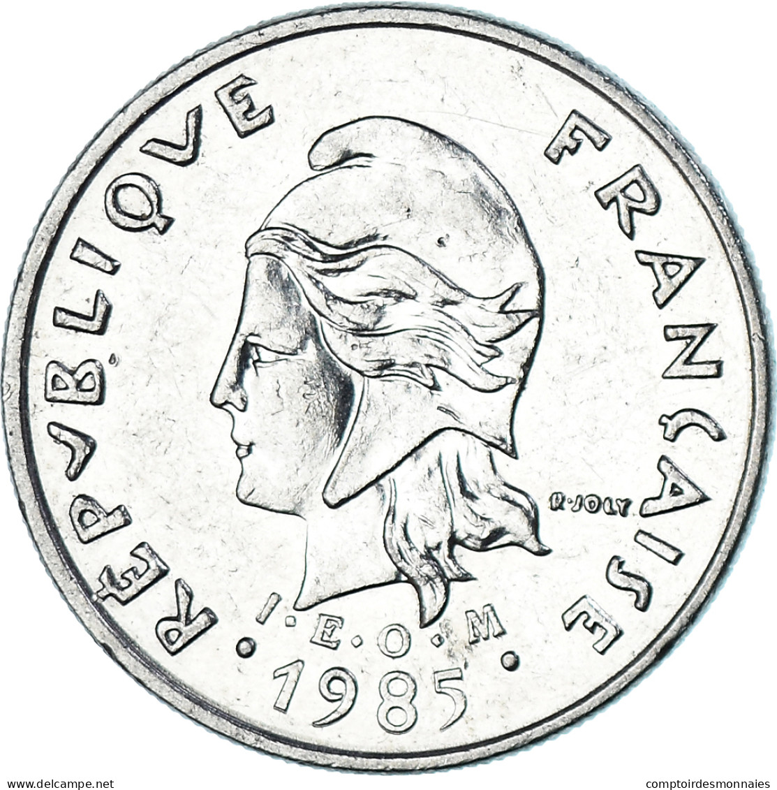 Monnaie, Polynésie Française, 10 Francs, 1985 - Frans-Polynesië