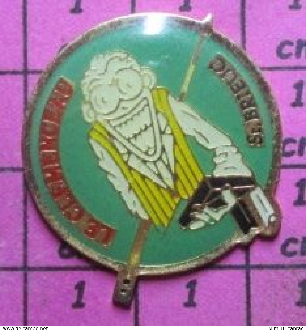 818B Pin's Pins / Beau Et Rare / SPORTS / BILLARD AMERICAIN CLUB LE CLEMENCEAU ST BRIEUC - Billard