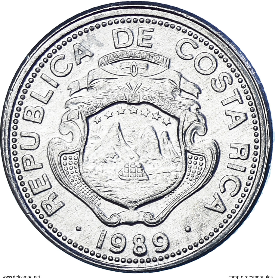 Monnaie, Costa Rica, 25 Centimos, 1989 - Costa Rica