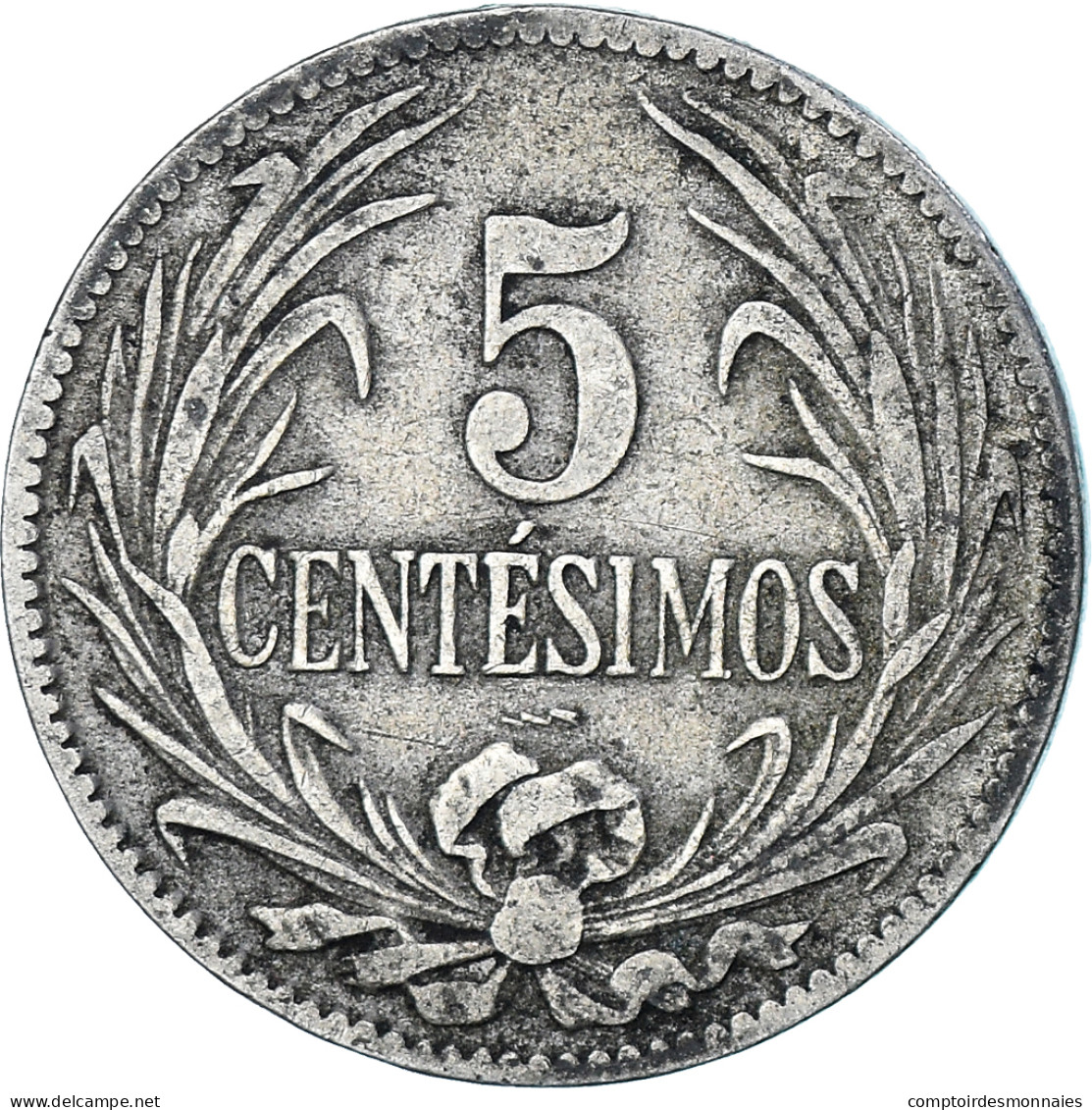 Monnaie, Uruguay, 5 Centesimos, 1924 - Uruguay