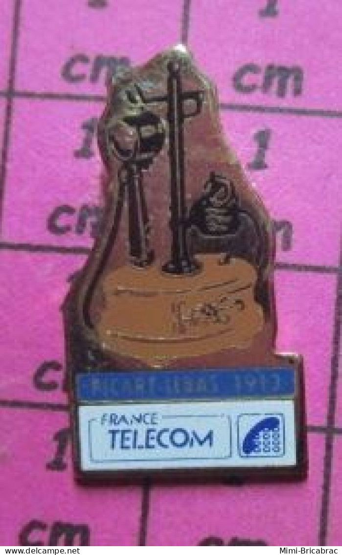 812G Pin's Pins : BEAU ET RARE / FRANCE TELECOM / TELEPHONE PICART-LEBAS 1911 - Telecom De Francia