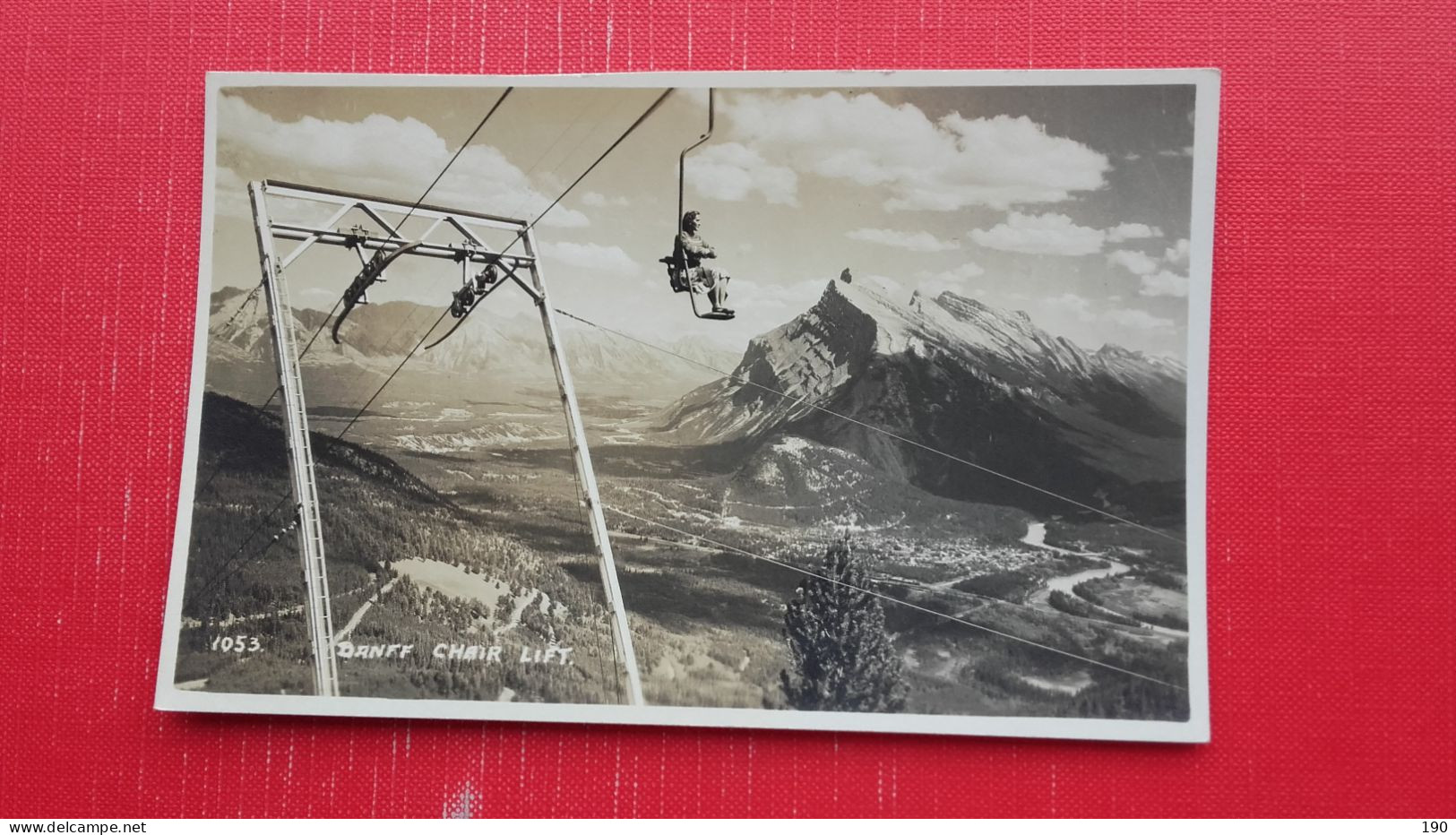 2 Postcards.Banff Chair Lift - Banff