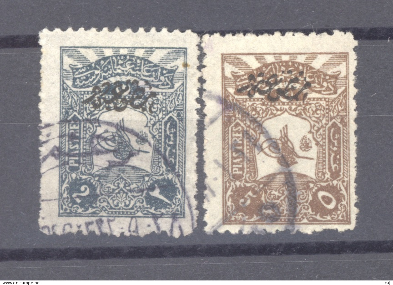 Turquie  -  Journaux  :   Yv  33-34  (o) - Newspaper Stamps