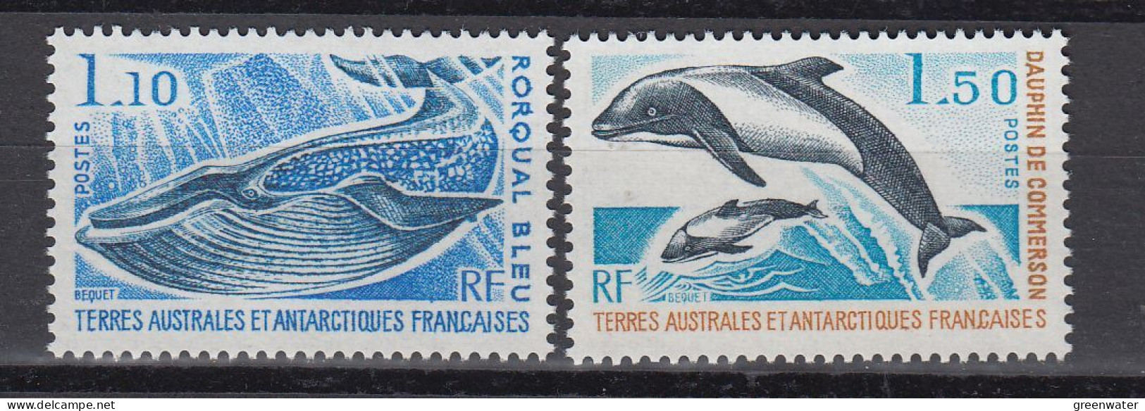 1977 TAAF Whale & Delphin 2v ** Mnh  (BTA) - Gebruikt