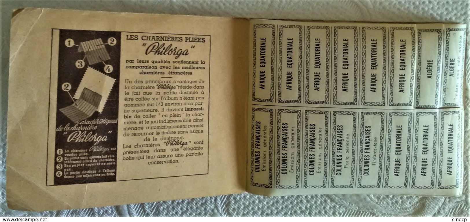 JEU DE TITRES COLONIES FRANCAISES EDITION THIAUDE S'ADAPTANT A TOUT ALBUM DE TIMBRES ALBUM ETIQUETTES A COLLER INDOCHINE - Andere & Zonder Classificatie