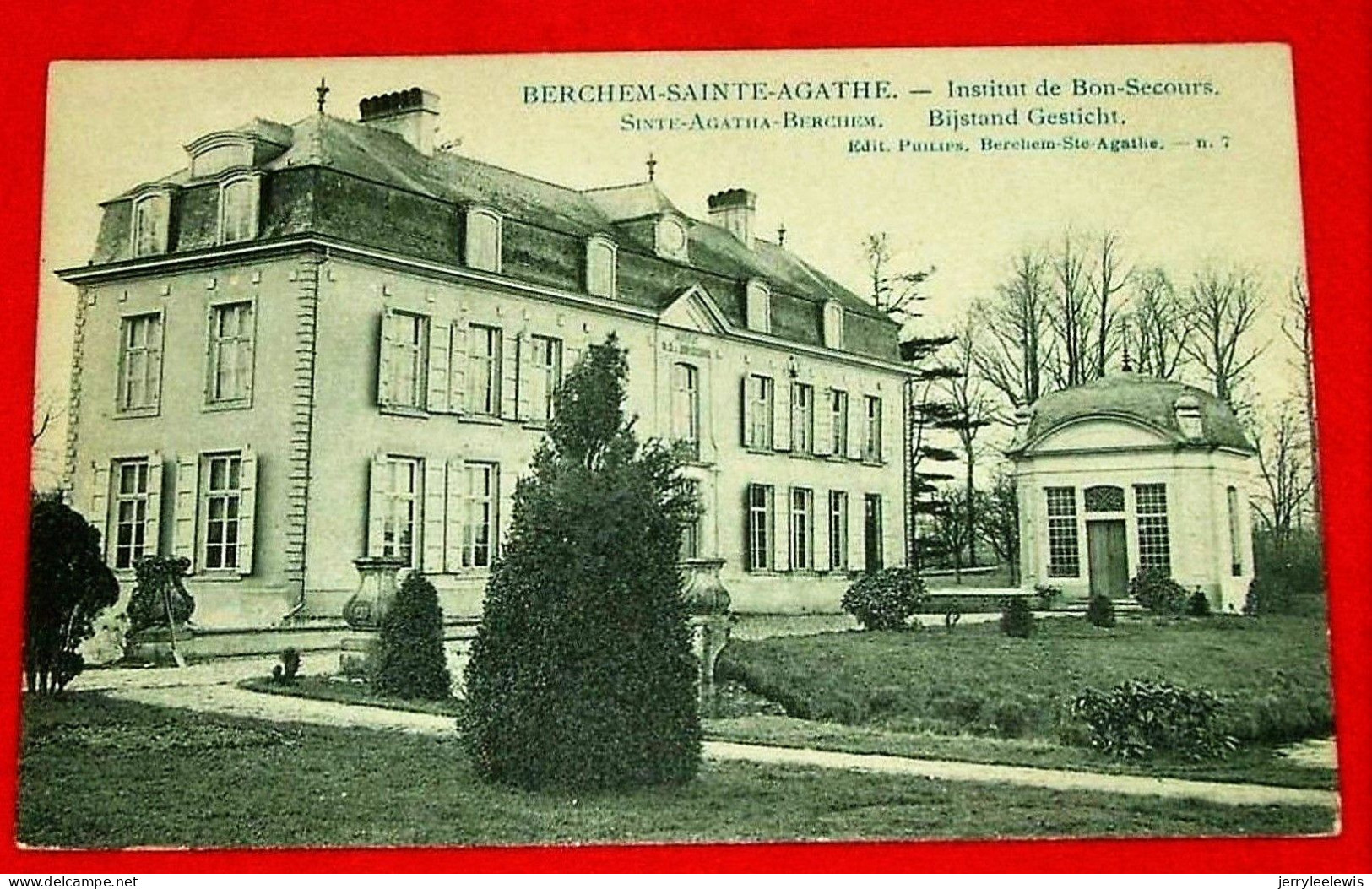 Bruxelles -  Berchem Ste Agathe  -  Institut De Bon-Secours   - Bijstand Gesticht - Berchem-Ste-Agathe - St-Agatha-Berchem