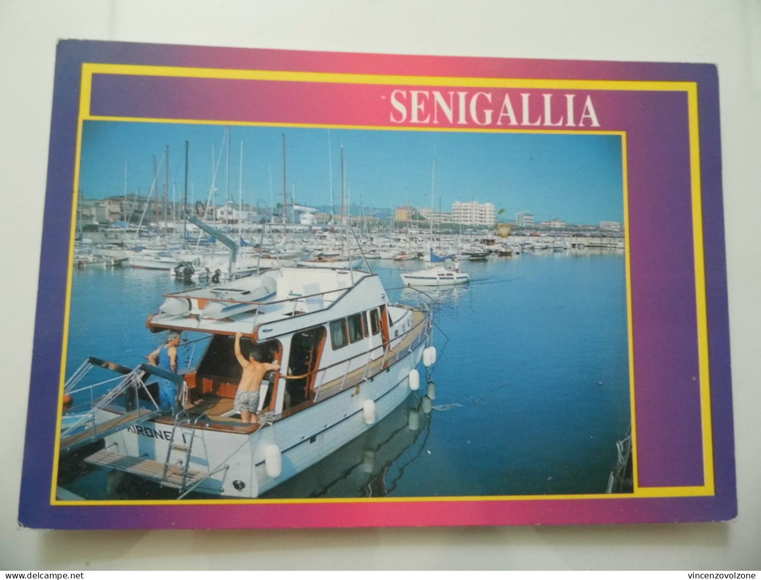 Cartolina Viaggiata "SENIGALLIA Scorcio Dal Porto" 1983 - Senigallia