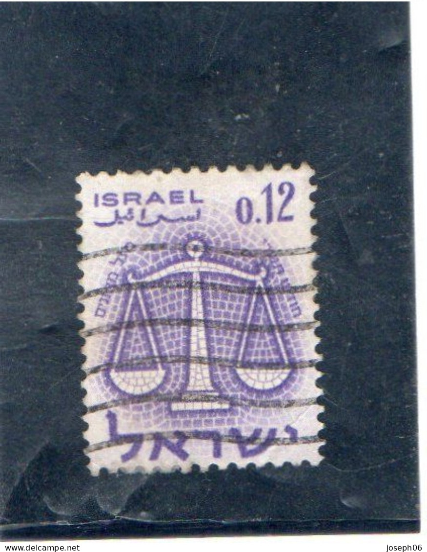ISRAEL    1961  Y.T. N° 192  Oblitéré - Gebruikt (zonder Tabs)