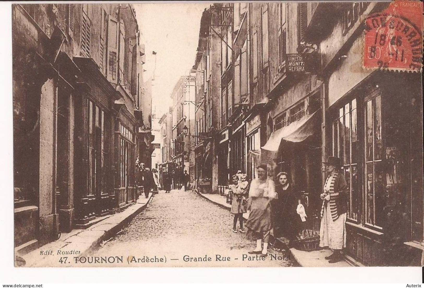 07 Tournon Grande Rue Partie Nord Roudier - Tournon