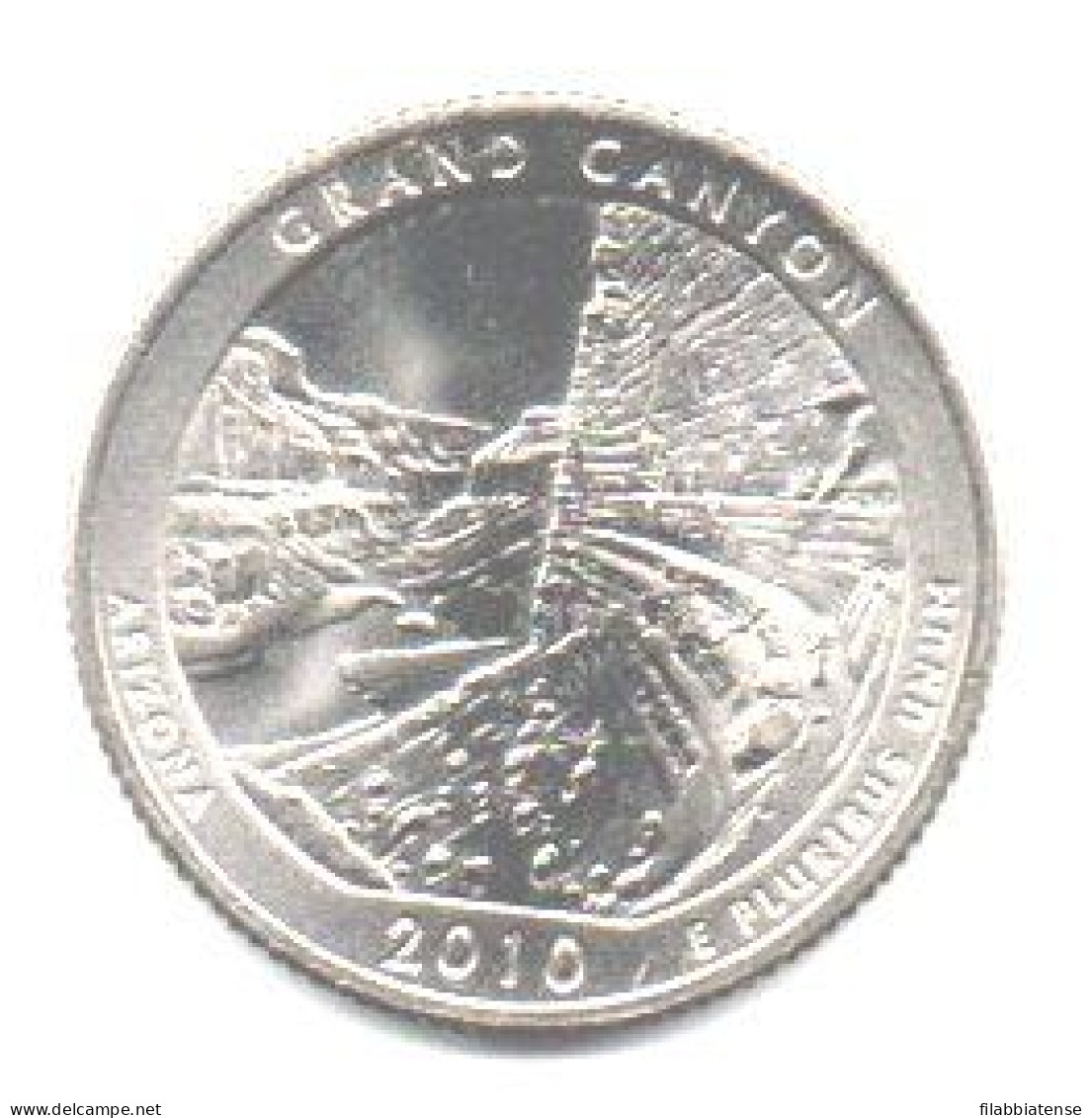 2010 - Stati Uniti 25 Cents - Quarter Grand Canyon   D     ------ - 2010-...: National Parks