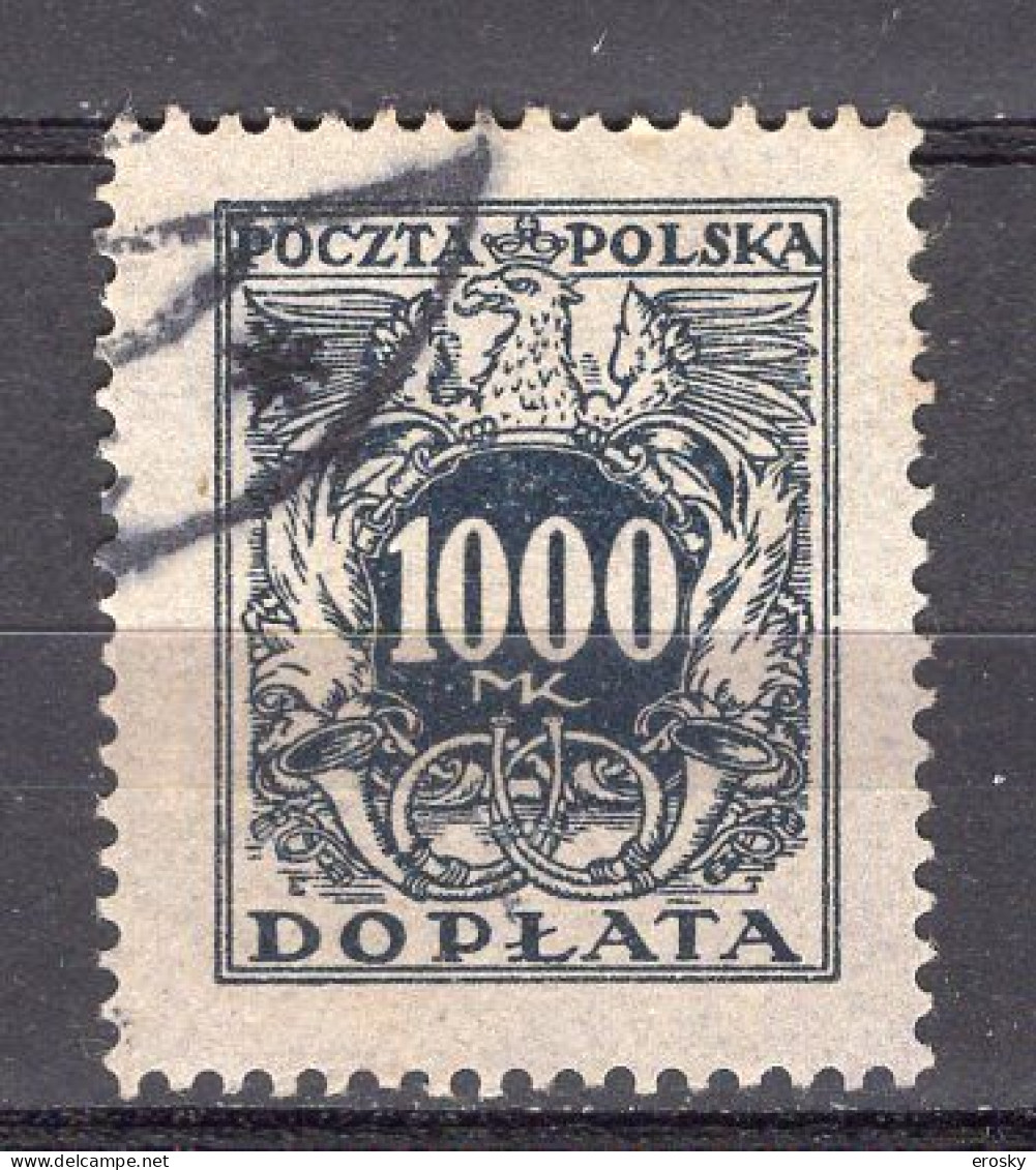 R3898 - POLOGNE POLAND TAXE Yv N°49 - Portomarken