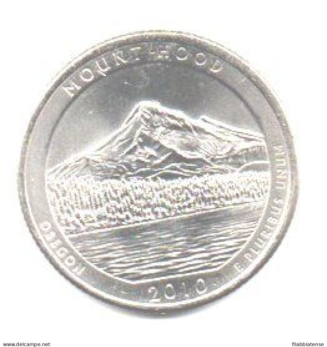 2010 - Stati Uniti 25 Cents - Quarter Grand Mount Hood   P     ------ - 2010-...: National Parks