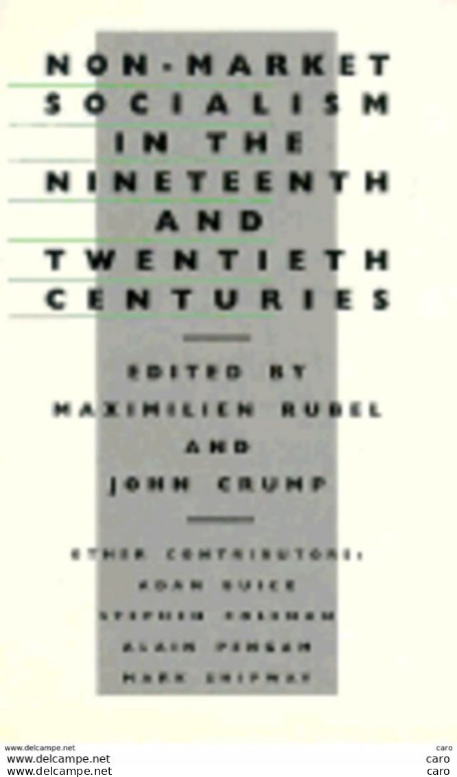 Non-market Socialism In The Nineteenth And Twentieth Centuries - 1950-Hoy