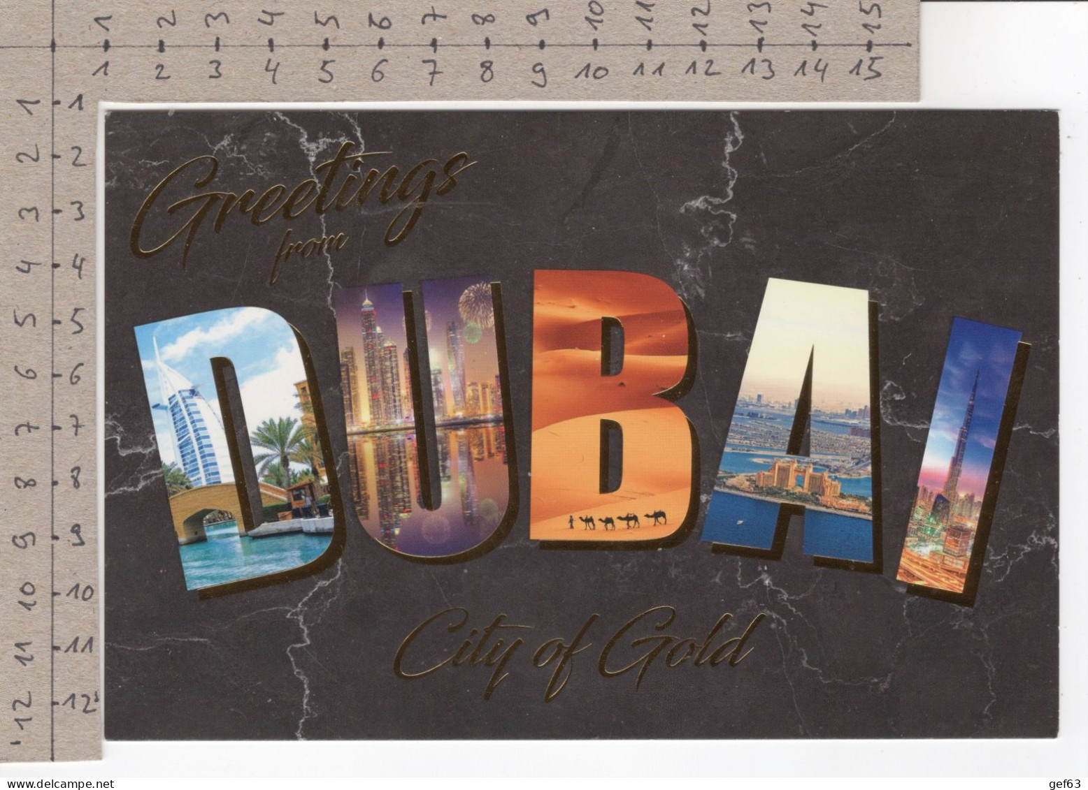 Greetings From Dubai City Of Gold - Dubai