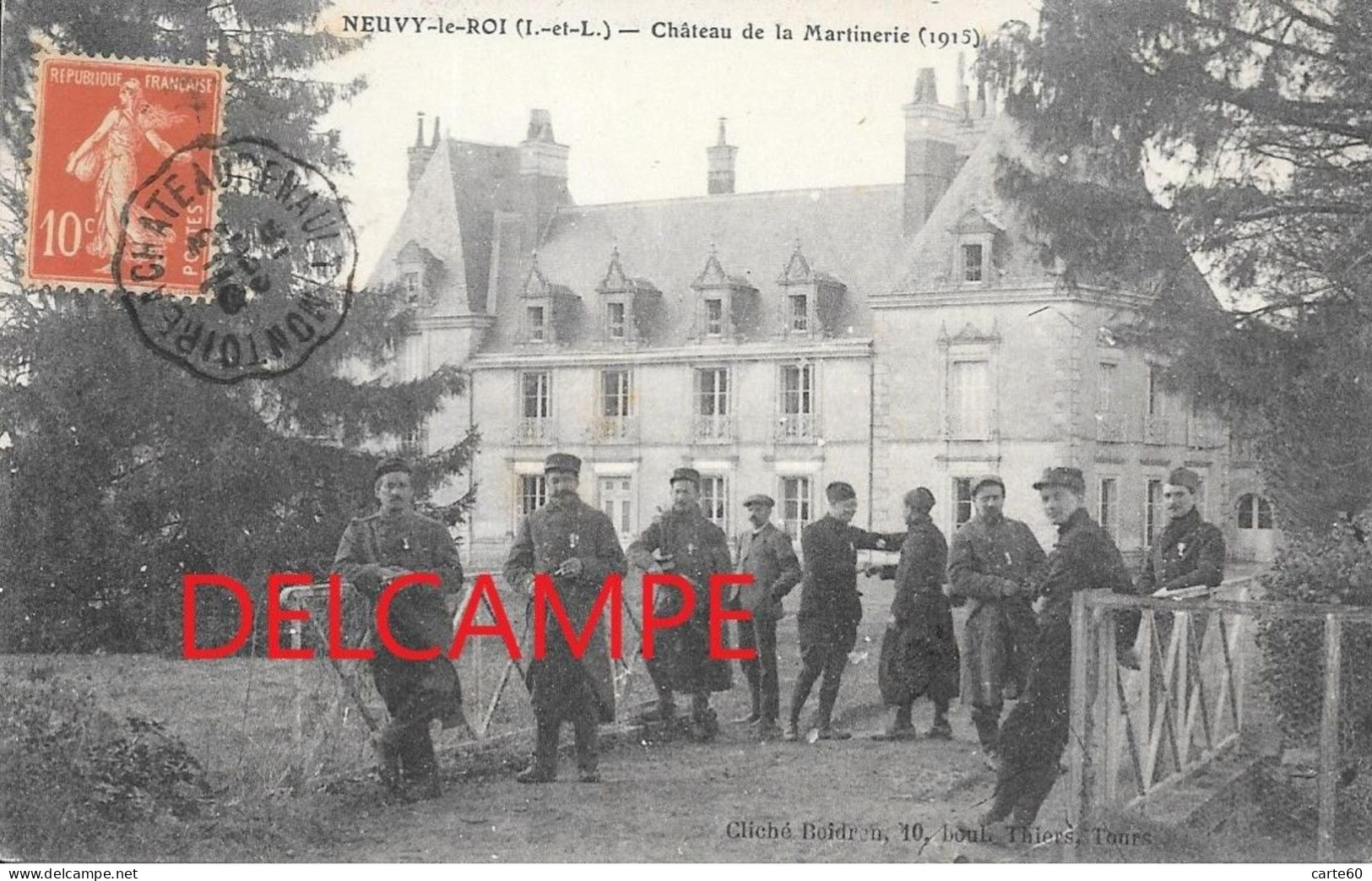 NEUVY LE ROI - CHATEAU DE LA MARTINERIE - MILITAIRE - Neuvy-le-Roi