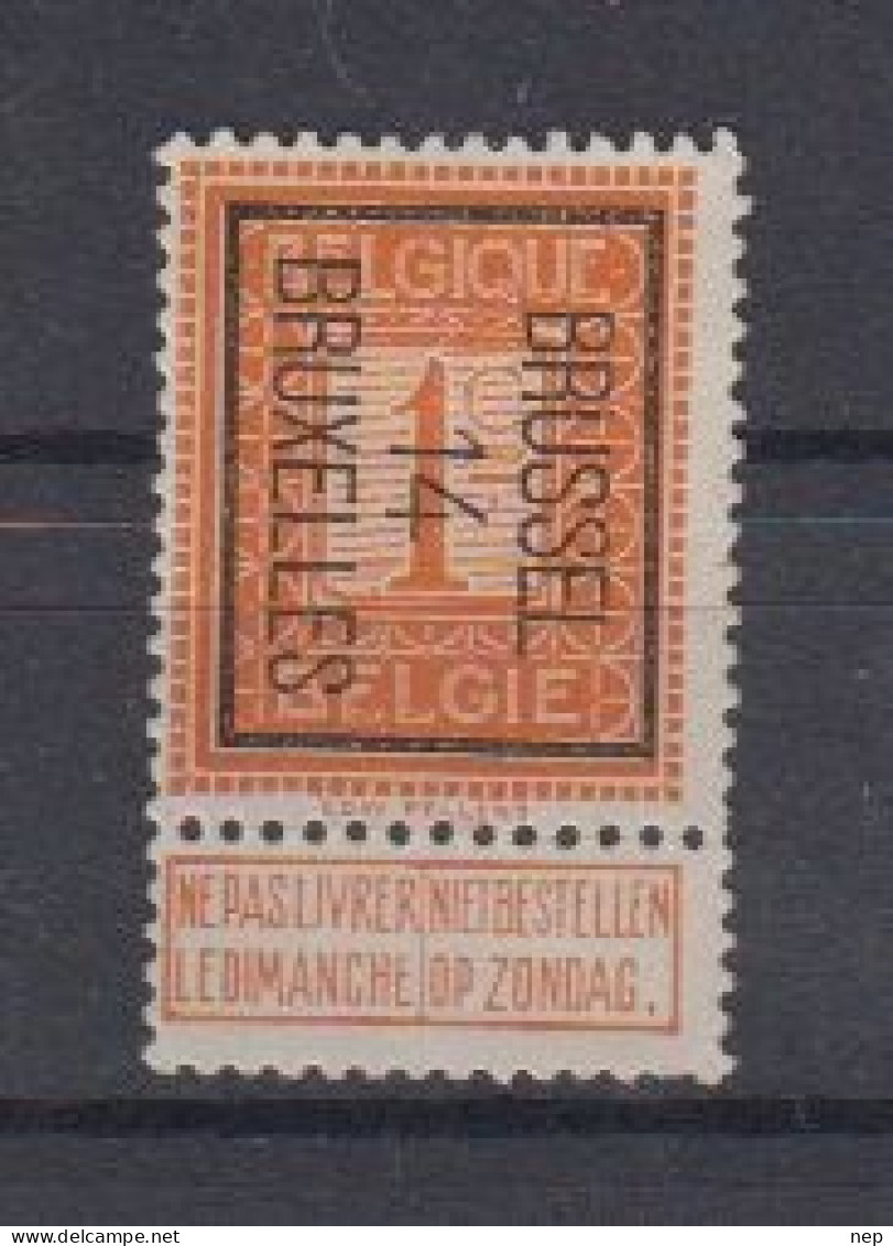 BELGIË - PREO - 1914 - Nr 45 B - BRUSSEL "14" BRUXELLES - (*) - Typo Precancels 1912-14 (Lion)